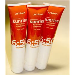 LOT OF 3 ARTEGO 150ML SUNRISE 6:50 REVITALIZING