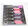 Image 1 : LOT OF 6 OFRA LONG LASTING LIQUID LIPSTICK