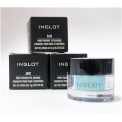 LOT OF 3 INGLOT PURE PIGMENT EYE SHADOWS; #114