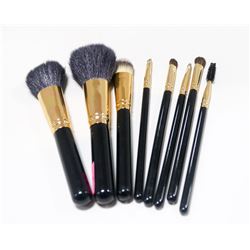 8PC MAKE UP BRUSH SET- BLACK