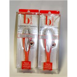 LOT OF 2 B BEAUTE LICENSE TO TWEEZE AUTOMATIC