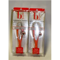 LOT OF 2 B BEAUTE LICENSE TO TWEEZE AUTOMATIC