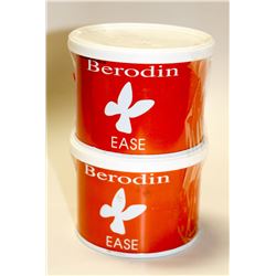 LOT OF 2 400G CONTAINERS OF BERODIN EASE STRIP WAX