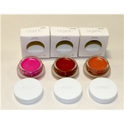 LOT OF 3 ASSORTED RMS BEAUTY LIP SHINES