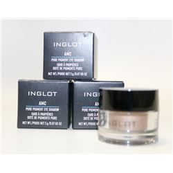 LOT OF 3 INGLOT PURE PIGMENT EYE SHADOWS; #13