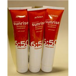 LOT OF 3 150ML ARTEGO SUNRISE 6:50 REVITALIZING