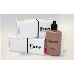 LOT OF 3 LORD & BERRY FACE CREAM FOUNDATION;