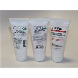 LOT OF 3 OFRA 50ML HYDRATING MASK/ OIL FREE