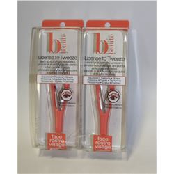 LOT OF 2 B BEAUTE LICENSE TO TWEEZE AUTOMATIC