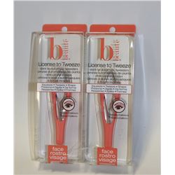 LOT OF 2 B BEAUTE LICENSE TO TWEEZE AUTOMATIC