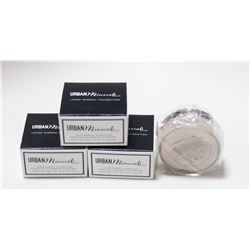 LOT OF 3 URBAN MINERALS LOOSE MINERAL FOUNDATION;
