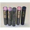 Image 1 : LOT OF 5 ASSORTED LA GIRL FLAT VELVET LIP STICKS