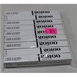 LOT OF 8 ASSORTED LORD & BERRY CRAYON LIPSTICKS