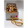 Image 1 : BOX OF NEW YELLOW FRAME DESIGNER STYLE SUNGLASSES