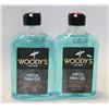 Image 1 : LOT OF 2 355ML WOODY'S MEGA FIRMING GEL