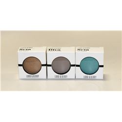 LOT OF 3 ASSORTED LORD & BERRY EYEBROW POWDERS