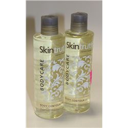 LOT OF 2 SKIN TRUTH 250ML BODY CARE CONTOUR OIL