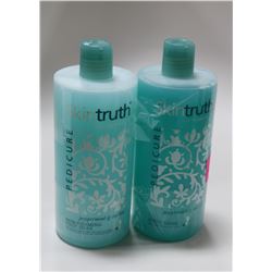 LOT OF 2 SKIN TRUTH 500ML PEPPERMINT & TEA TREE