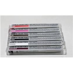 LOT OF 6 ASSORTED OCC COSMETIC COLOR PENCILS