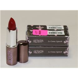 LOT OF 4 GIRLACTIK BEAUTY LE CRÈME LIPSTICK; ROUGE