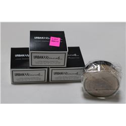LOT OF 3 URBAN MINERALS LOOSE MINERAL FOUNDATION;