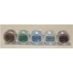 LOT OF 5 ASSORTED OCC LOOSE COLOUR GLITTER
