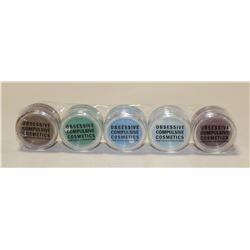 LOT OF 5 ASSORTED OCC LOOSE COLOUR GLITTER