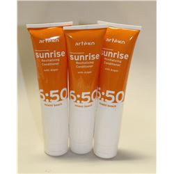 LOT OF 3 150ML ARTEGO SUNRISE 6:50 REVITALIZING
