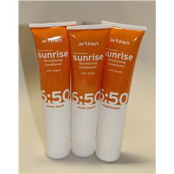 LOT OF 3 150ML ARTEGO SUNRISE 6:50 REVITALIZING