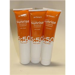 LOT OF 3 150ML ARTEGO SUNRISE 6:50 REVITALIZING