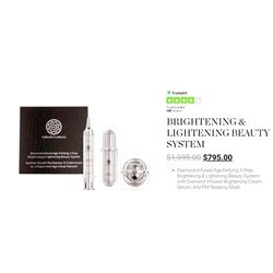 MSRP $795 FOREVER FLAWLESS DIAMOND INFUSED AGE DEFYING