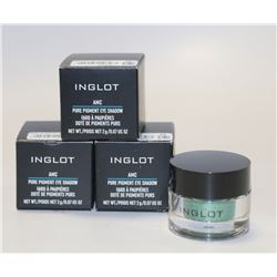 LOT OF 3 INGLOT PURE PIGMENT EYE SHADOWS; #56