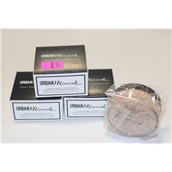 LOT OF 3 URBAN MINERALS LOOSE MINERAL FOUNDATION;
