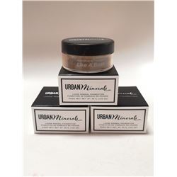 LOT OF 3 URBAN MINERALS LOOSE MINERAL FOUNDATION;