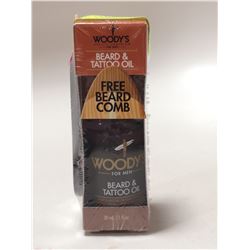 WOODY'S FOR MEN BEARD & TATTOO OIL 30ML