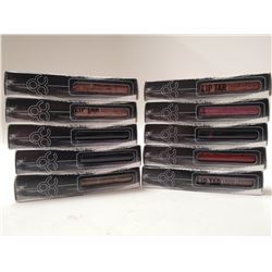 LOT OF 10 ASSORTED OCC LIP TAR LIQUID LIPSTICKS