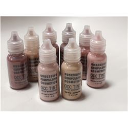LOT OF 8 ASSORTED OCC TINTED MOISTURIZERS