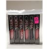Image 1 : LOT OF 6 ASSORTED OFRA LONG LASTING LIQUID LIP-