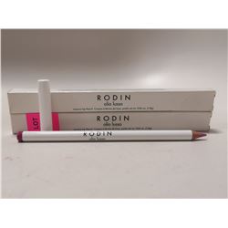 LOT OF 2 RODIN LUXURY LIP PENCILS; BILLIE ON THE