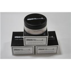 LOT OF 3 URBAN MINERALS LOOSE MINERAL FOUNDATION;