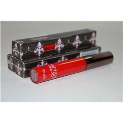 LOT OF 4 GIRLACTIK STAR GLOSS; BURLESQUE RED