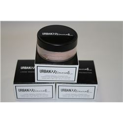 LOT OF 3 URBAN MINERALS LOOSE MINERAL FOUNDATION;