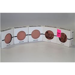 LOT OF 5 ASSORTED LORD & BERRY BLUSHES