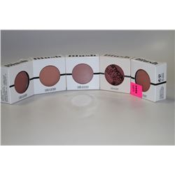 LOT OF 5 ASSORTED LORD & BERRY BLUSHES