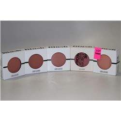 LOT OF 5 ASSORTED LORD & BERRY BLUSHES