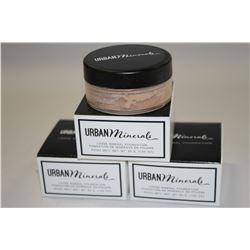LOT OF 3 URBAN MINERALS LOOSE MINERAL FOUNDATION;