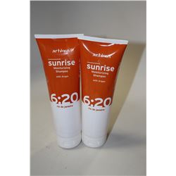 LOT OF 2 ARTEGO 6:20 SUNRISE MOISTURIZING SHAMPOO;