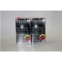 2PK OF TANGLE TEEZER DETANGLING HAIRBRUSH