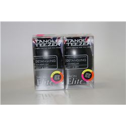 2PK OF TANGLE TEEZER DETANGLING HAIRBRUSH