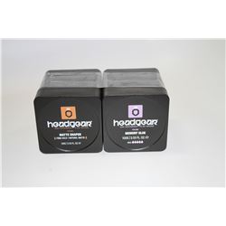 LOT OF 4 100G HEADGEAR MATTE SHAPER & MEMORY GLUE
